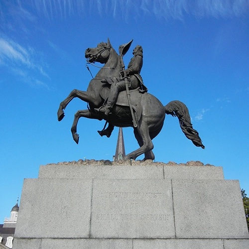 New orleans, Jackson square, Statue