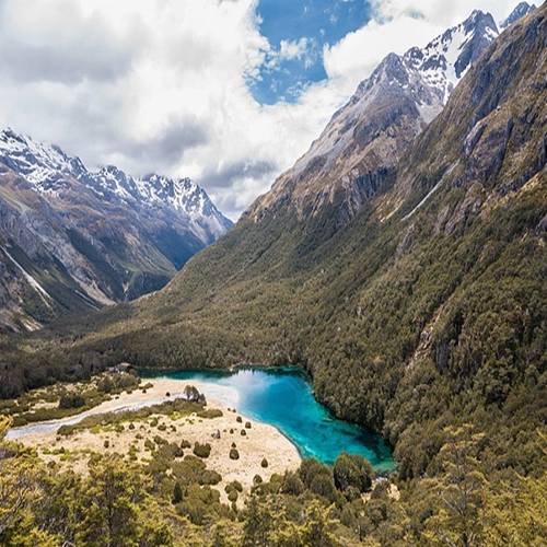 New zealand, Nelson lakes national park, Blue lake