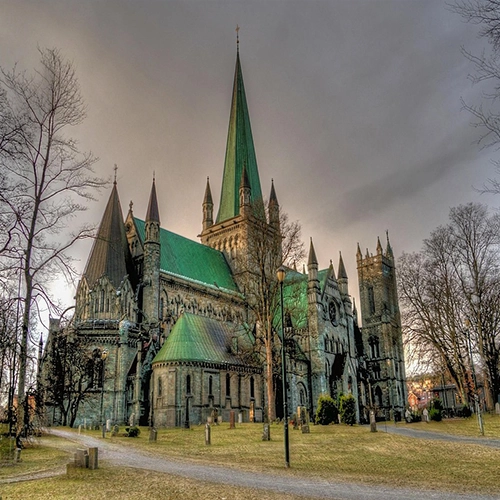 Nidaros cathedral, Trondheim, Norway