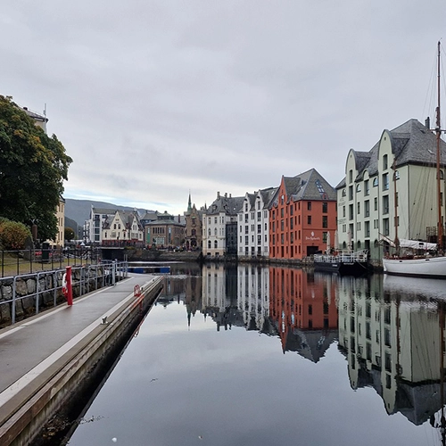 Norway, Alesund, Buildings