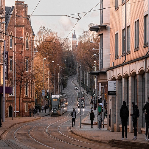 Nottingham, Sunset, Nature