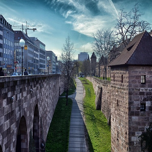 Nuremberg, Frauentorgraben, City