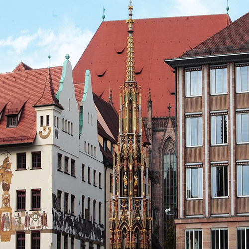 Nuremberg, Historic center, Fountain