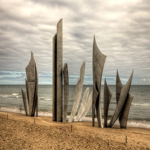 Omaha beach, Monument des braves, St laurent-sur-mer
