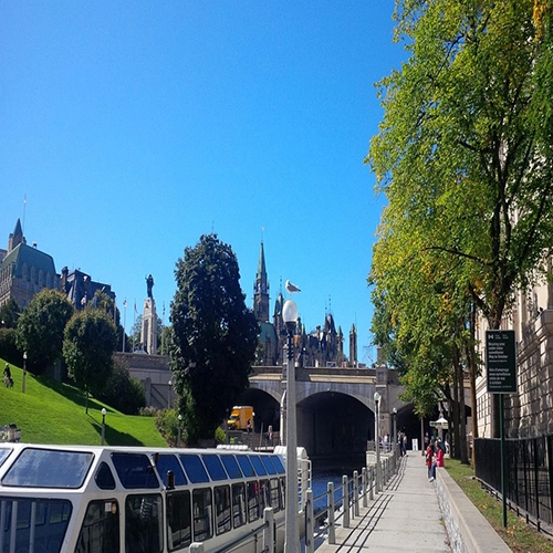 Ottawa, Canal, Blue sky