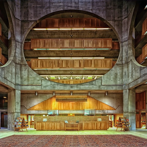 Phillips exeter library, New hampshire, Hallway