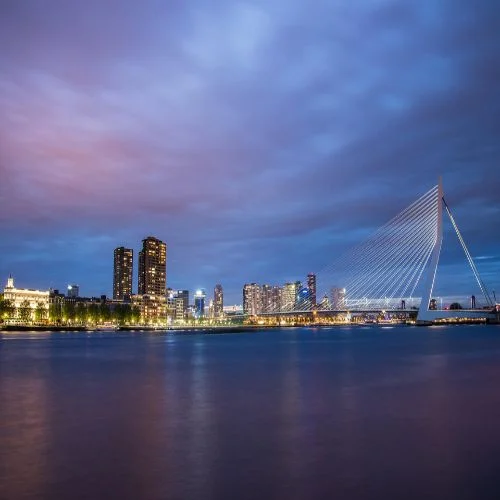 Rotterdam, Skyline, Bridge