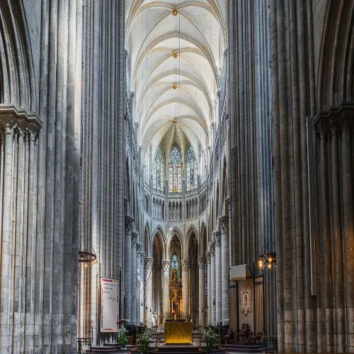 Rouen cathedral, Cathedral, Nave