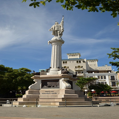 San juan, Puerto rico, Colon statue