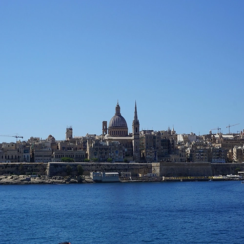 Sliema bay, Valletta, Malta