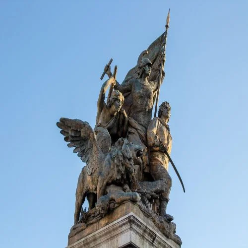 Statue, City, Rome
