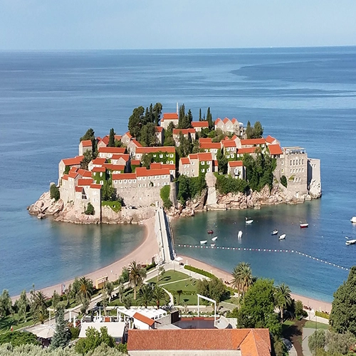 Sveti stefan, Montenegro, Island