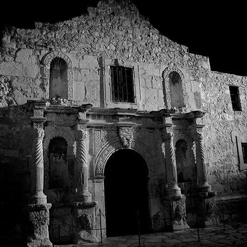 The alamo, Night, Evening
