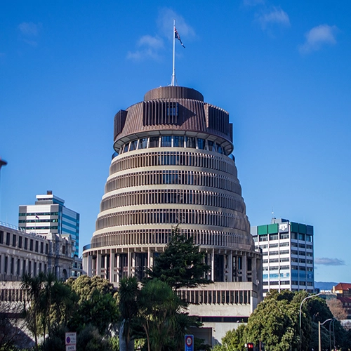 The beehive, New zealand, Wellington