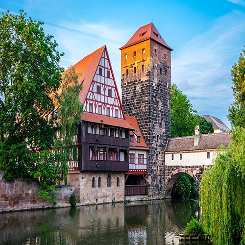 Town, River, Nuremberg