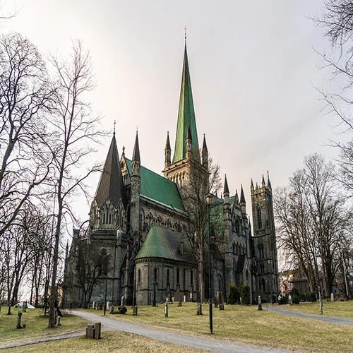 Trondheim, Norway, Nidaros cathedral
