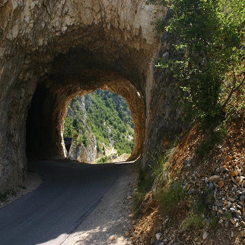 Tunnel, Way, Montenegro