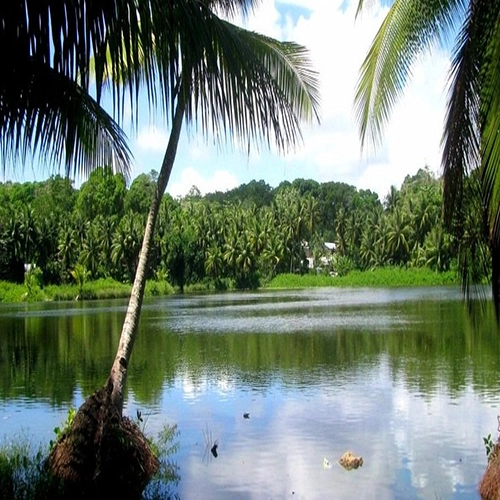 buada lagoon nauru micronesia tropical lake