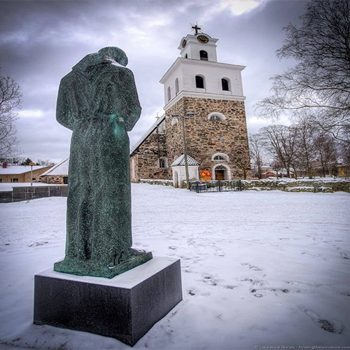 church statue rauma