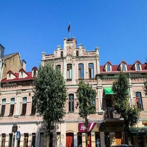 lithuania panevezys europe old town historical building