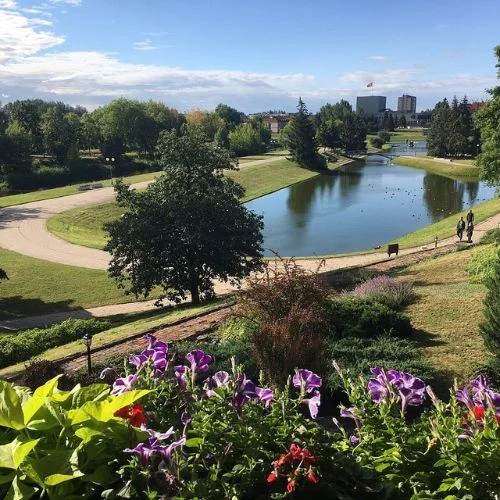 lithuania panevezys europe senvage park lake