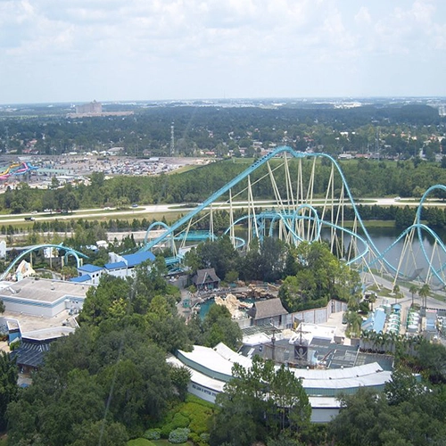 manta roller coaster seaworld orlando florida