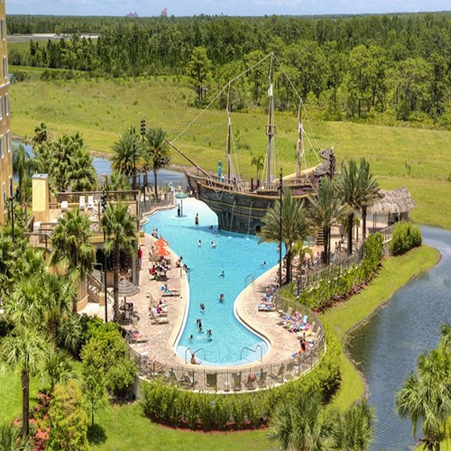 pirate ship pool lake buena vista resort orlando