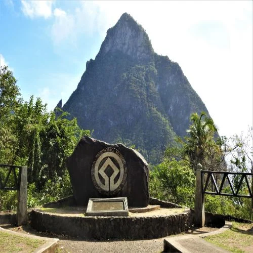 world heritage site st.lucia piton