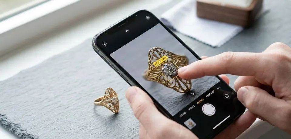 phone techniques jewelry photos