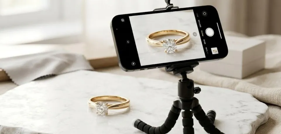 phone techniques jewelry photos