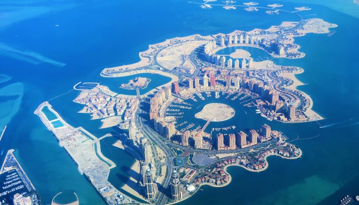 Artificial islands, Qatar, Doha