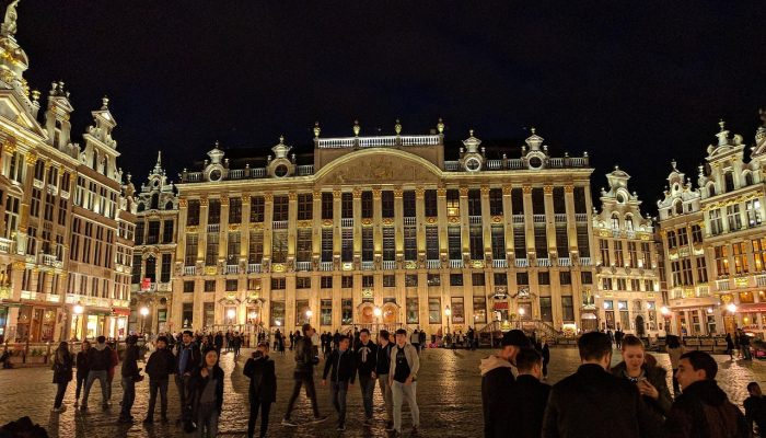 Brussels, Architecture, Night