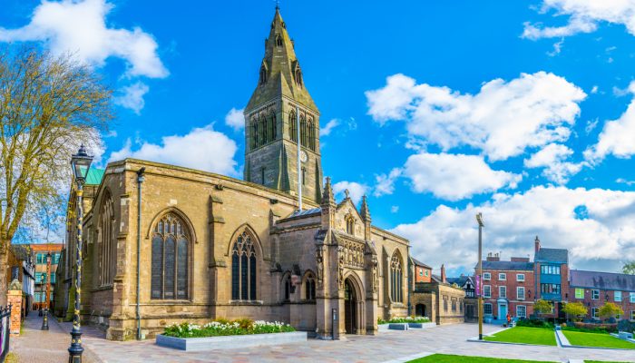 Cathedral in Leicester, England