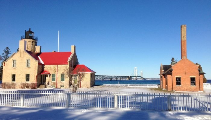 Mackinac bridge, Mackinac city, Michigan