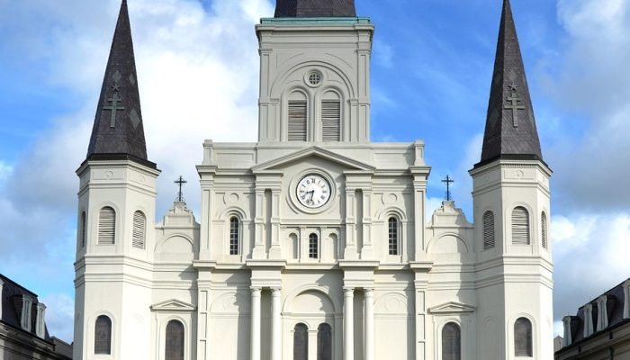 New orleans, Park, Cathedral