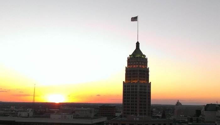 San antonio, Sunset, High rise