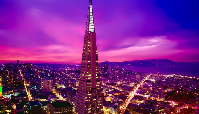 Transamerica pyramid, Skyline, City