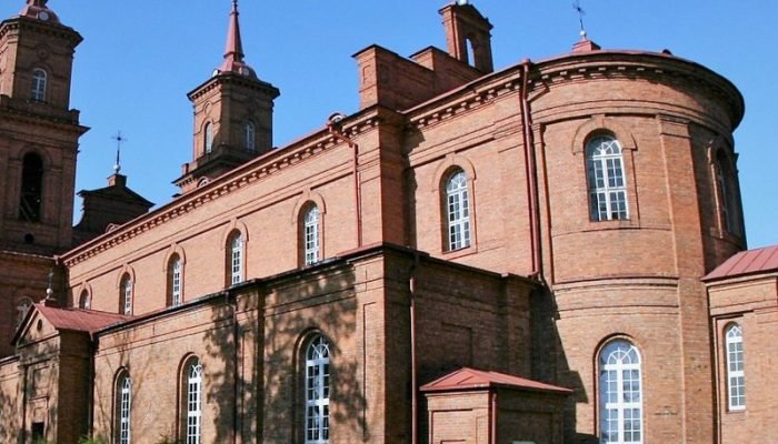 Lithuania panevezys europe st peter paul church